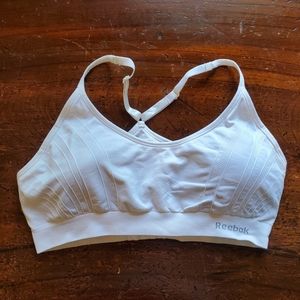 White Sports Bra